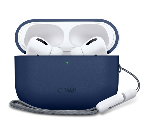 Tech-Protect Silicone Do Apple Airpods Pro 3 Navy Blue - 1367333 - zdjęcie